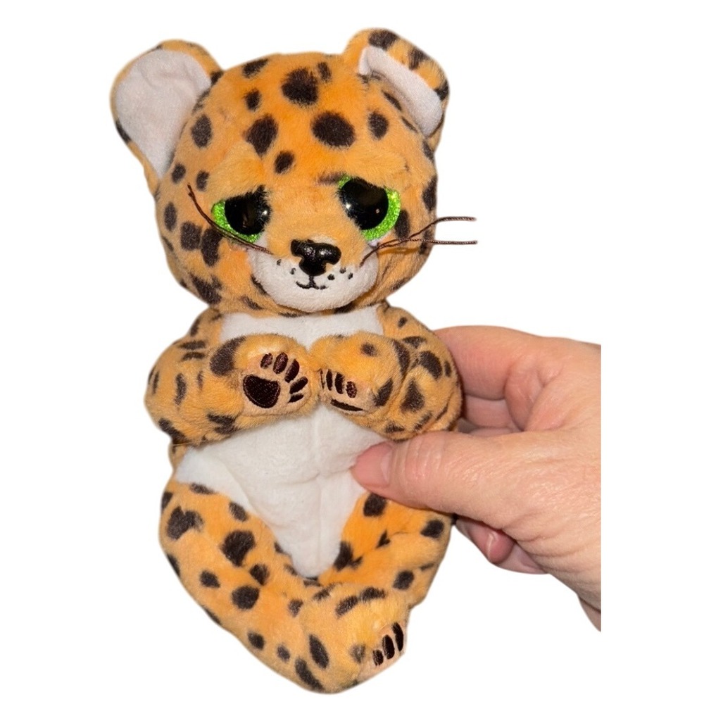 Ty Beanie Babies Lloyd Leopard Plush Stuffed Animal‎ Toy Green Eyes
